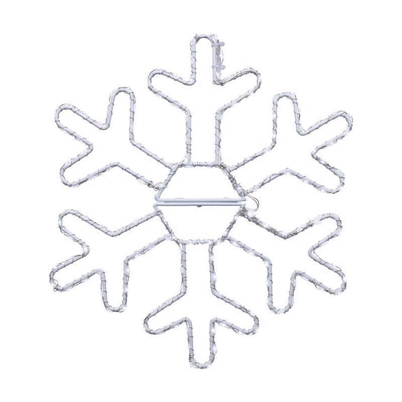 LED SNOWFLAKE WHT 12"(Pack of 1)