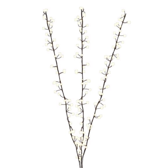 LED BRANCHS W/BRN POT PW (Pack of 6)