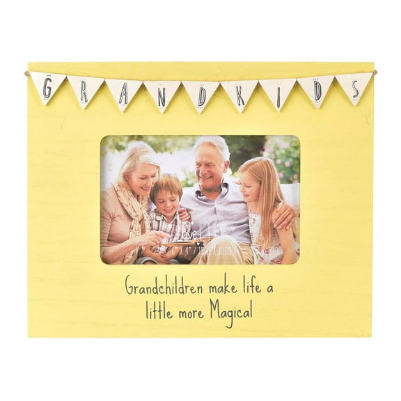 Celebrations Love Life Grandkids Bunting Photo Frame