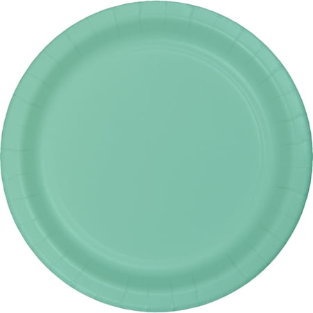 Celebrations Paper Dinner Plates Fresh Mint Green 8/Pack (324478)