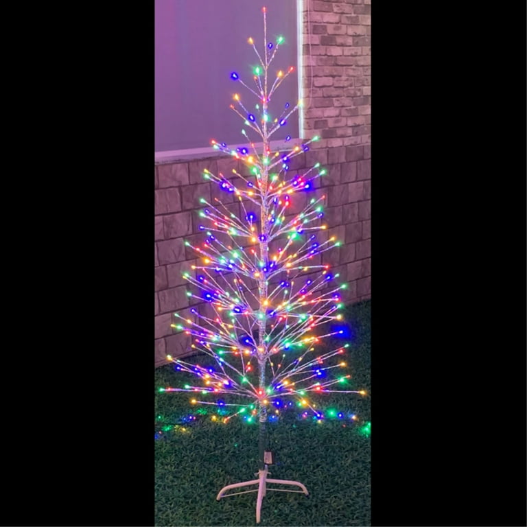 Christmas twig tree with lights deals