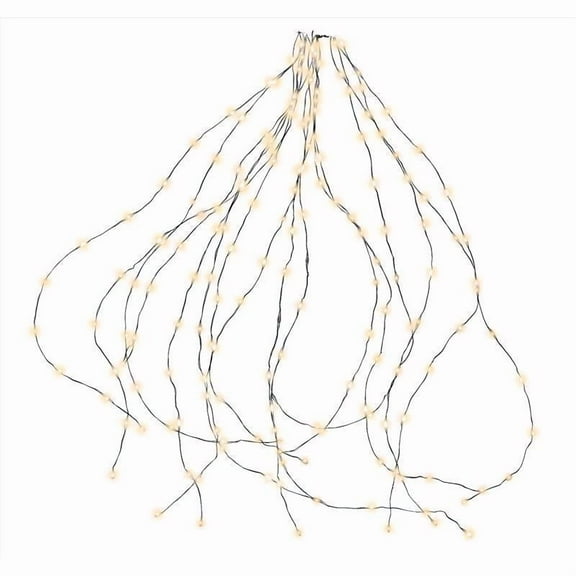 Celebrations Platinum Warm White 1080 ct String Christmas Lights 10 ft.