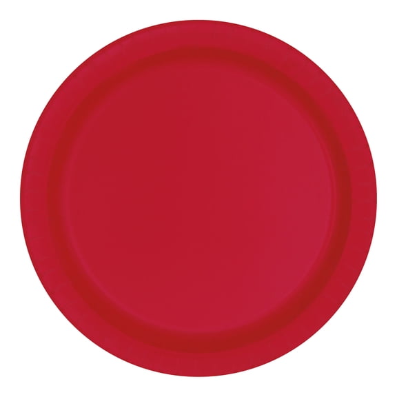 Celebrations Ravishing Red   9" Round Plate - 20ct