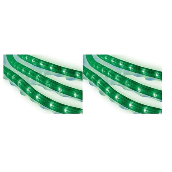 Celebrations Rope Lights 18-feet, Green - 2 Pack