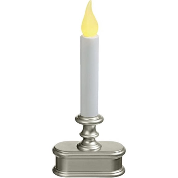Celebrations Small Base Led Candle Pewter