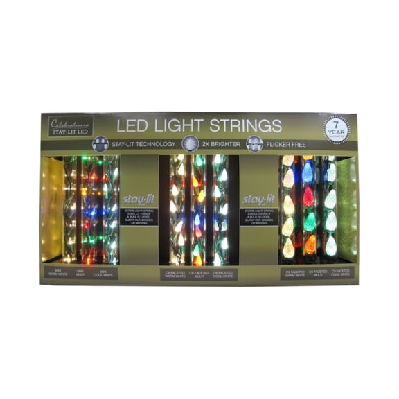 Celebrations ACESTAYLITDSPLY String Christmas Lights