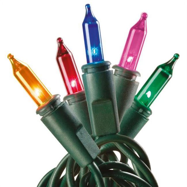 Celebrations Stay Shine Incandescent Mini Multicolored 100 ct String