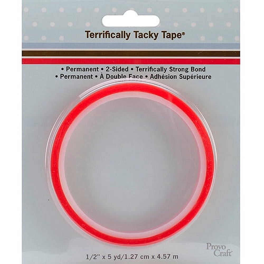 Provo Craft Art Accentz Terrifically Tacky Tape 1/4 X 5 Yards for