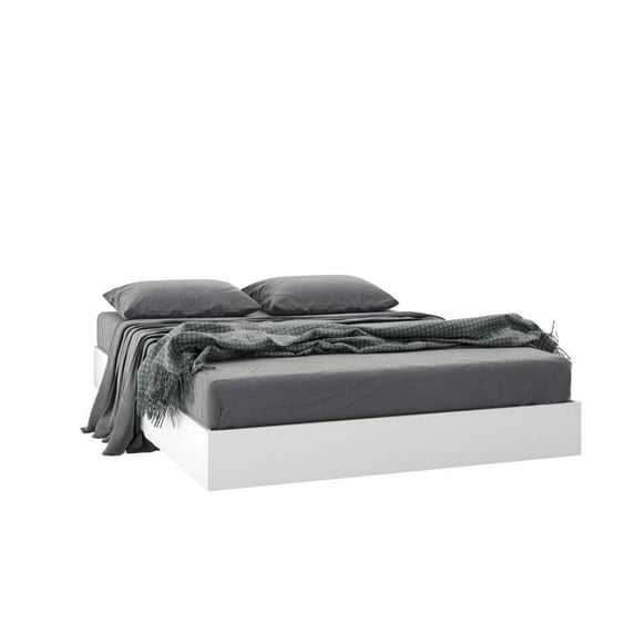 Nexera Celebri-T 5 Piece Bedroom Set, White & Walnut