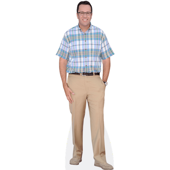 Celebrity Cutouts Jared Fogle lifelike Mini Cardboard Cutout Standee