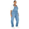 thumbnail image 1 of Celebrity Pink 5 Pockets Baggy Fit Non-stretch Drapey Denim, Overalls (Women's XXS-3X), 1 of 4