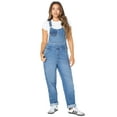 thumbnail image 1 of Celebrity Pink Boyfriend Cargo Overalls, Women's and Women's Plus, 1 of 4