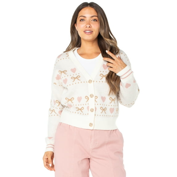 Celebrity Pink Cardigan Sweater, Women's and Women's Plus