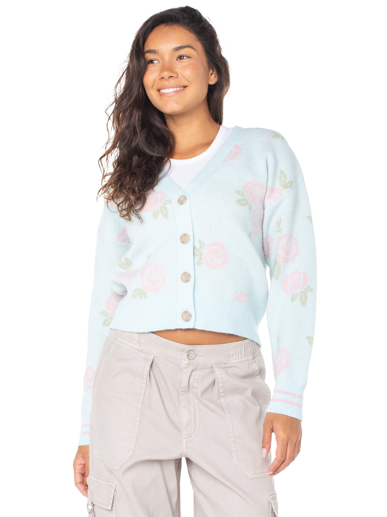 Celebrity Pink Cardigan Sweater, Women's and Women's Plus