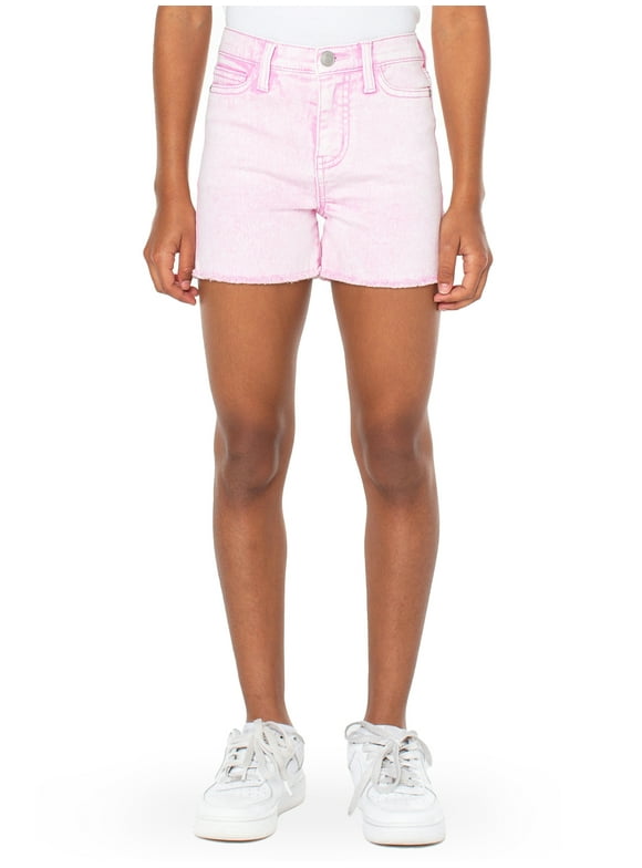 Celebrity Pink Girls High Rise Fray Hem Shorts, Sizes XS-XXL