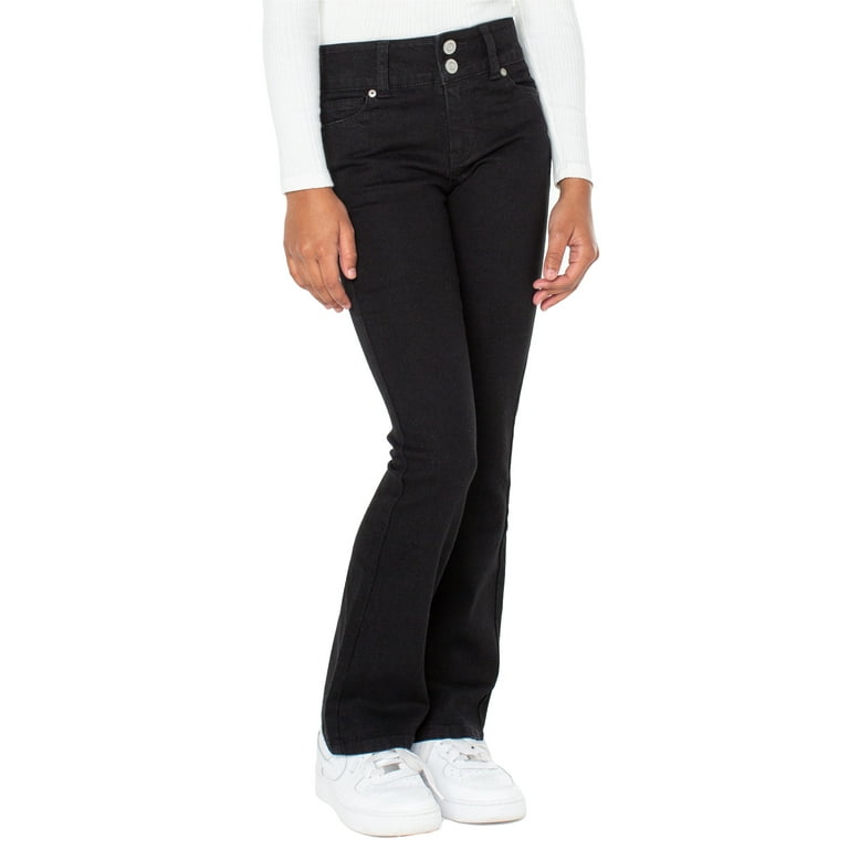 Girls black hotsell bootcut jeans