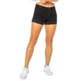 thumbnail image 1 of Celebrity Pink Junior Women's Roll Cuff Jean Short, 1 of 4