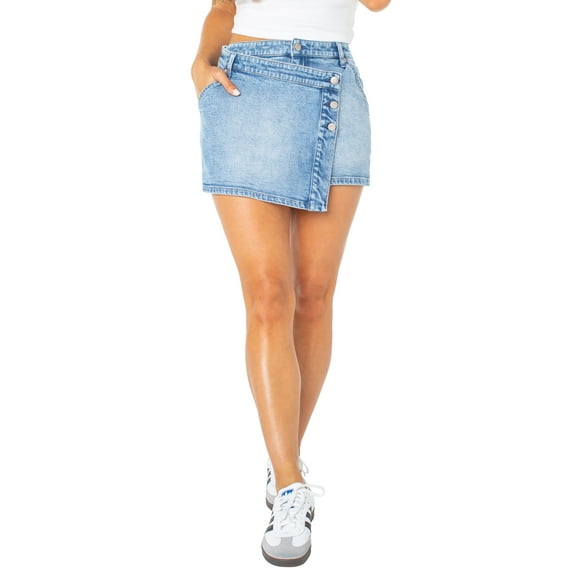 Celebrity Pink Juniors Asymmetrical Wrap Mini Skirt