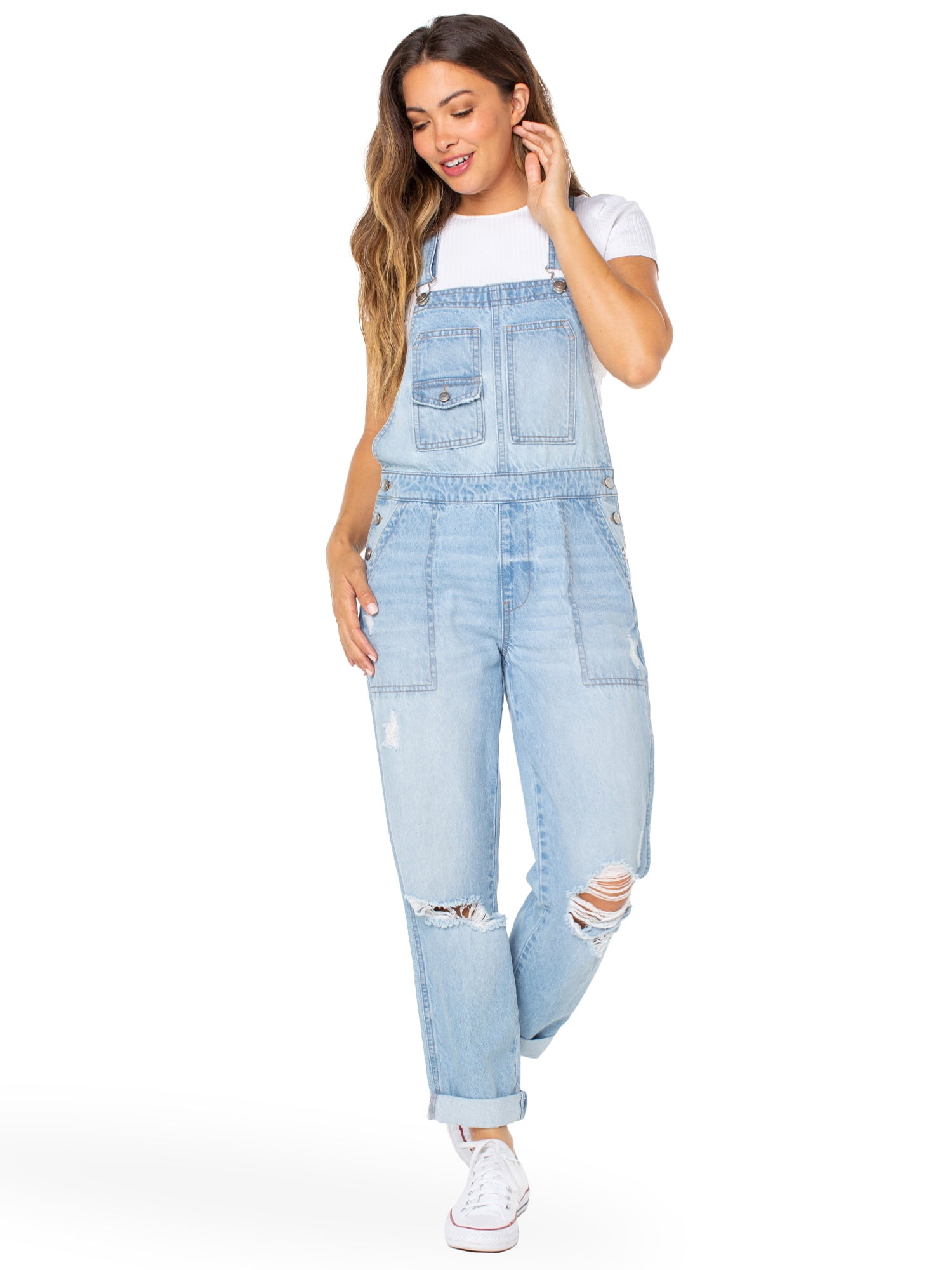 Walmart promo code:  Celebrity Pink Juniors Boyfriend Cuffed Overall