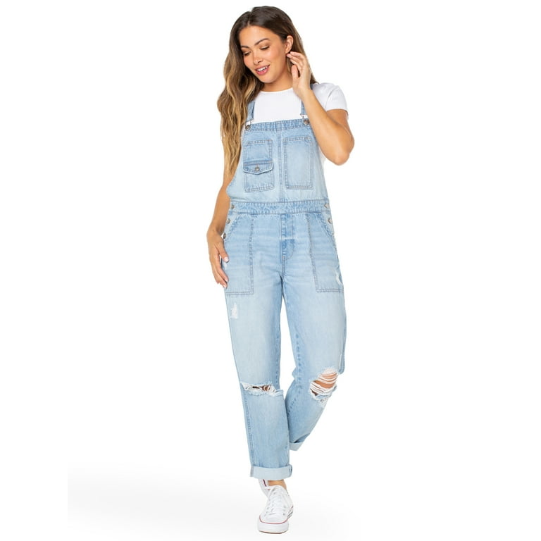 Juniors denim overalls deals