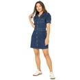 thumbnail image 1 of Celebrity Pink Juniors Button up Dress, Women's and Women's Plus, 1 of 5