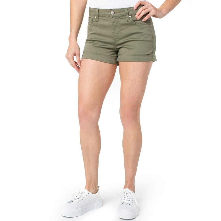 Celebrity Pink Juniors Color Roll Cuff Shorts Walmart