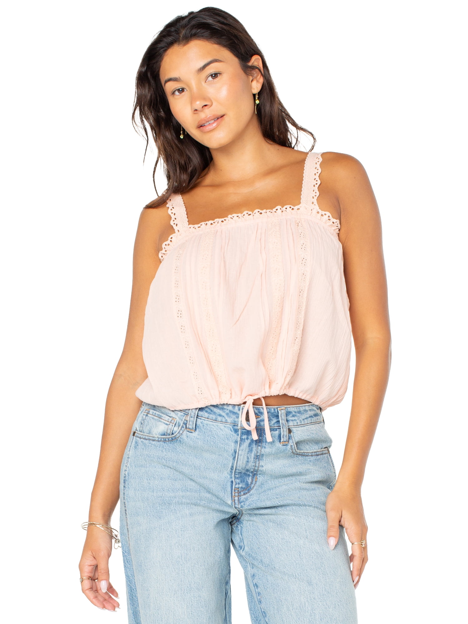 Celebrity Pink Juniors Crochet Cami - Walmart.com