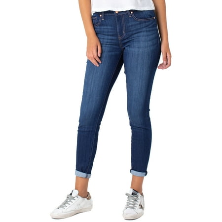Celebrity Pink Juniors Mid Rise Ankle Skinny 29"/27" with Double Cuff