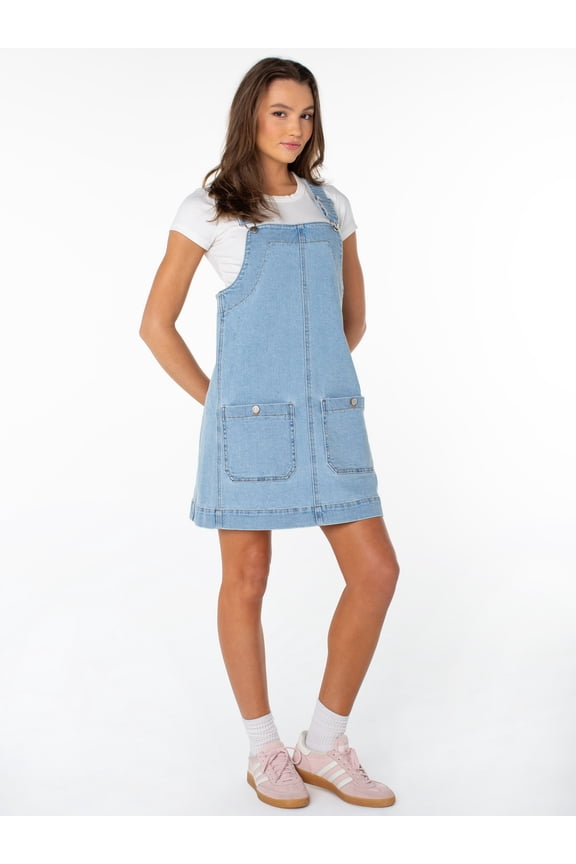 Women's and Women's Plus Pinafore Dress, Sizes XS-4X