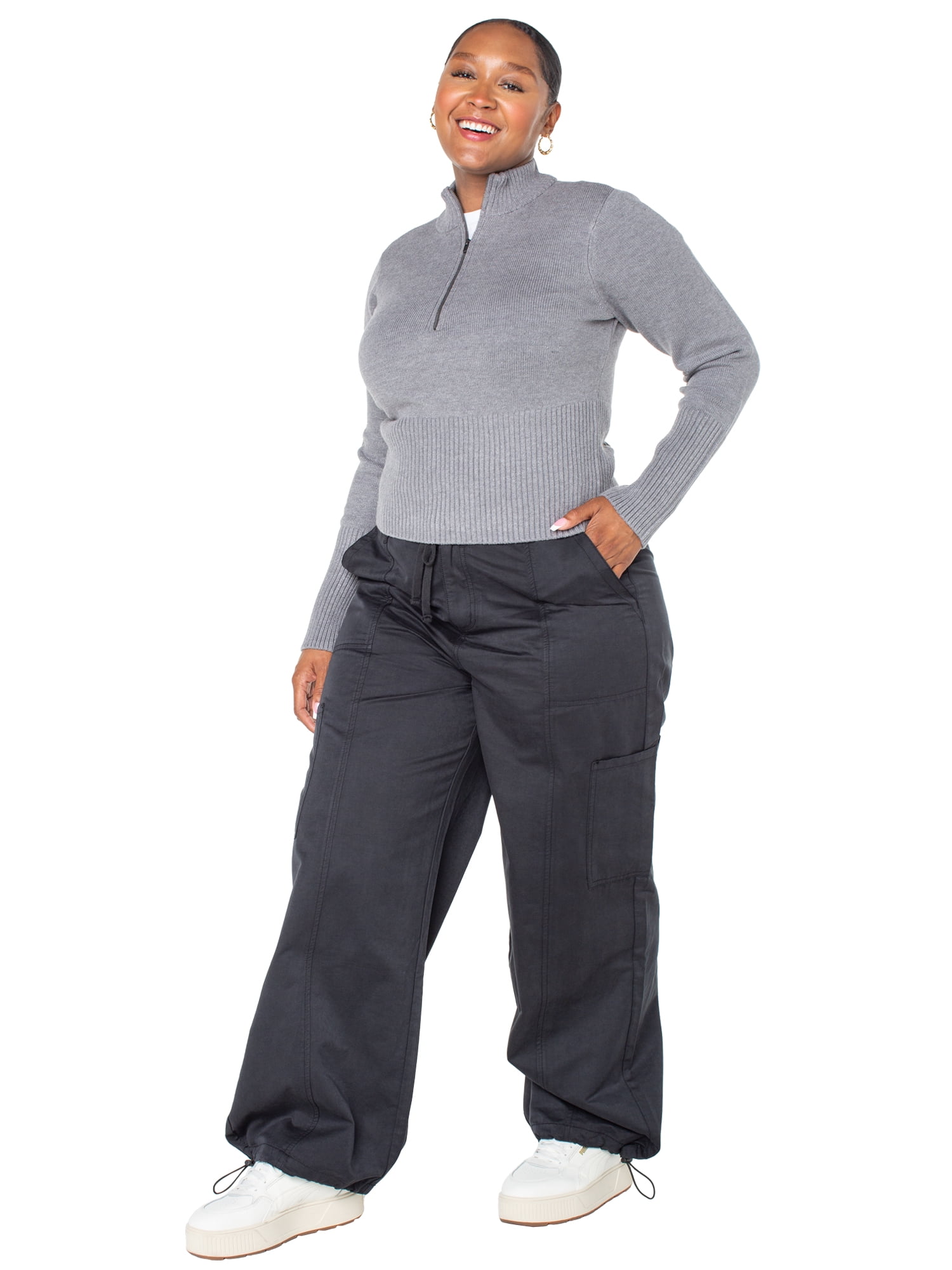 Celebrity Pink Wide Leg Parachute Pants Walmart com Celebrity Pink Wide Leg Parachute Pants Walmart com