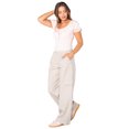 thumbnail image 1 of Celebrity Pink Women’s Poplin Wide Leg Cargo Pants, Sizes XS-XXXL, 1 of 4