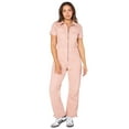 thumbnail image 1 of Celebrity Pink Juniors Short Sleeve Zip Front Boilersuit, Sizes XXS-XXXL, 1 of 4