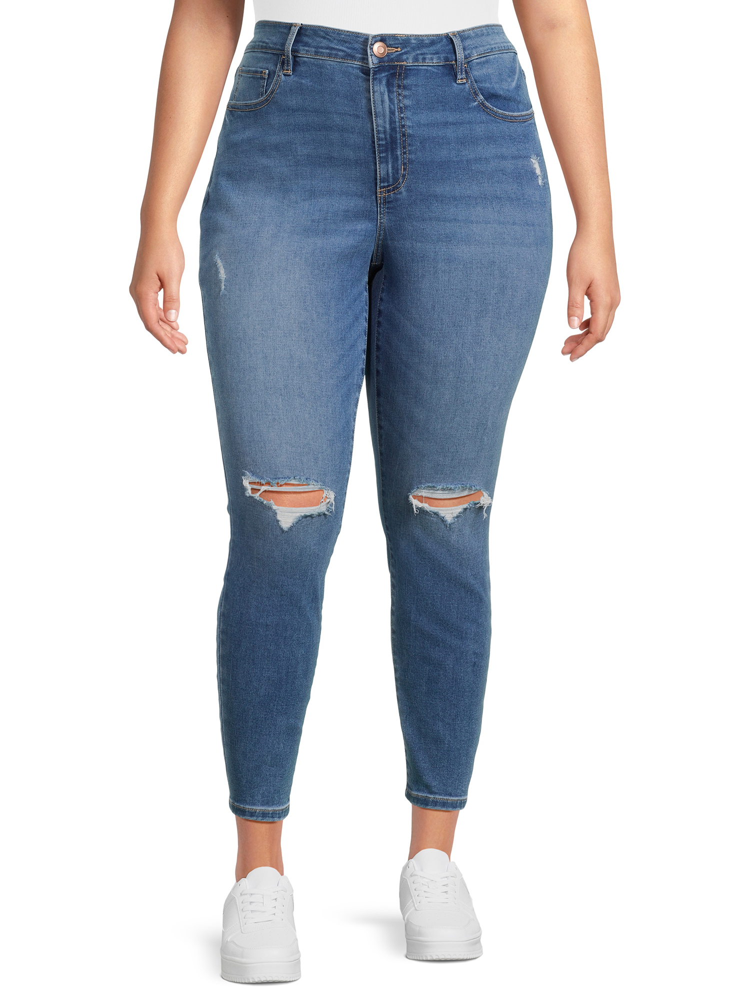 No Boundaries Juniors’ Classic Skinny Jeans - Walmart.com