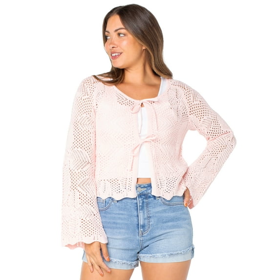 Celebrity Pink Juniors Tie Front Cardigan