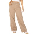 thumbnail image 1 of Celebrity Pink Women’s and Women's Plus Wide Leg Cargo Pants, Sizes XS-4X, 1 of 5