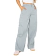 thumbnail image 1 of Celebrity Pink Women’s and Women's Plus Wide Leg Cargo Pants, Sizes XS-4X, 1 of 5