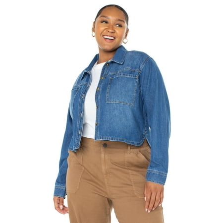 Celebrity Pink LS DENIM SHIRT