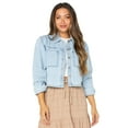 thumbnail image 1 of Celebrity Pink Juniors and Juniors Plus Hi Low Long Sleeve Shirt Sizes XXS-3X, 1 of 5