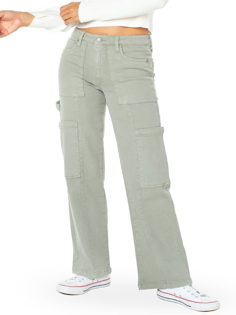 Celebrity Pink Wide Leg Cargo Pants Cargo Jeans