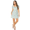 thumbnail image 1 of Celebrity Pink Lace Trim Mini Dress, 1 of 4