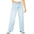 thumbnail image 1 of Celebrity Pink Wide Leg Cargo Pant, Women's and Women's Plus, 1 of 4