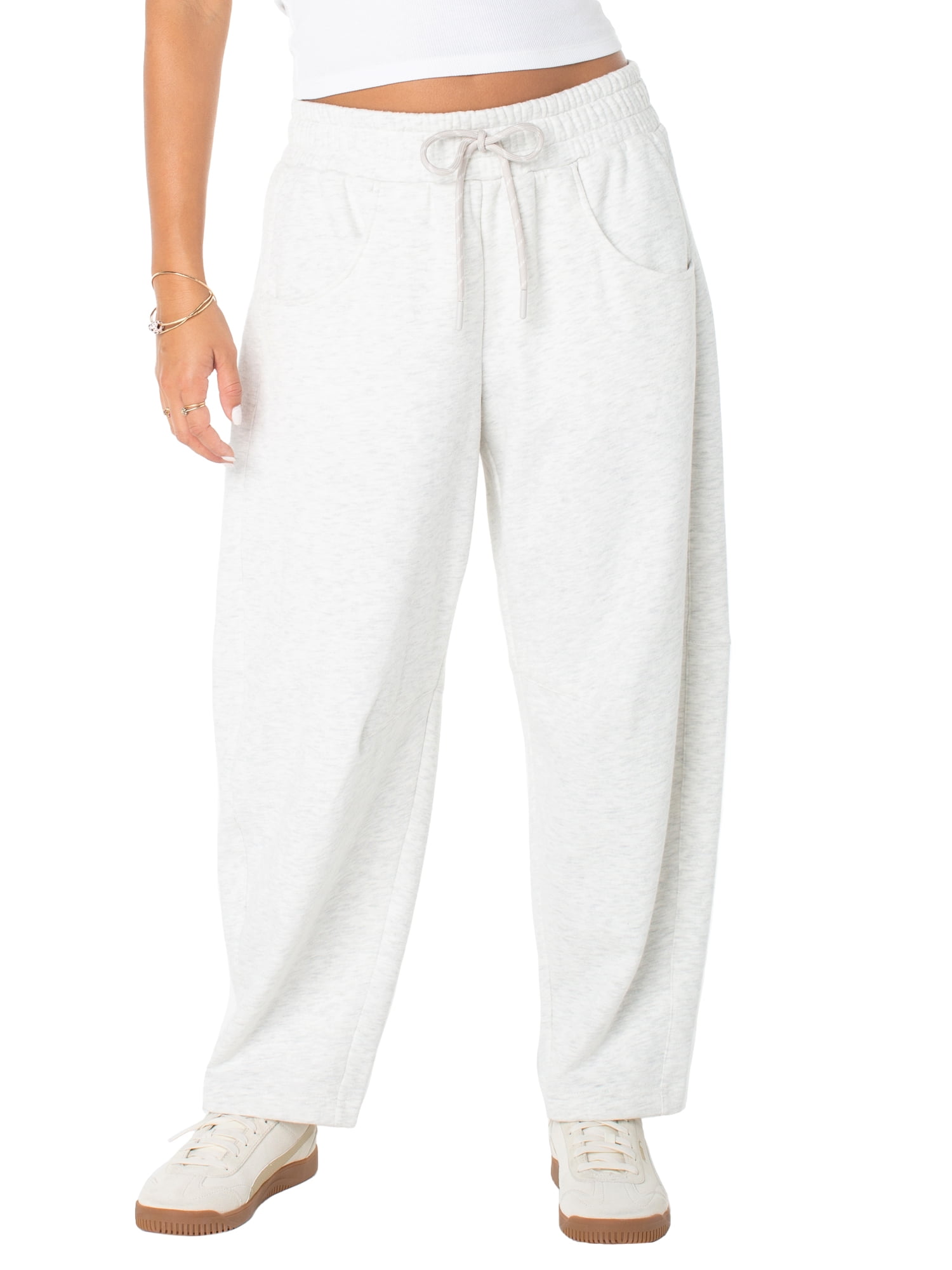 Celebrity Pink Women's Barrel Leg Sweatpants, Sizes XS-XXXL