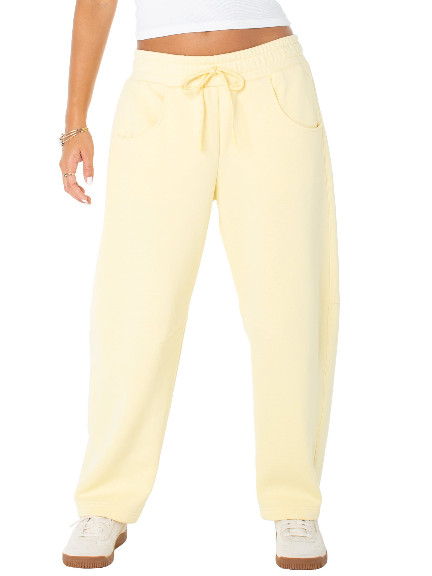 Celebrity Pink Women's Barrel Leg Sweatpants, Sizes XS-XXXL