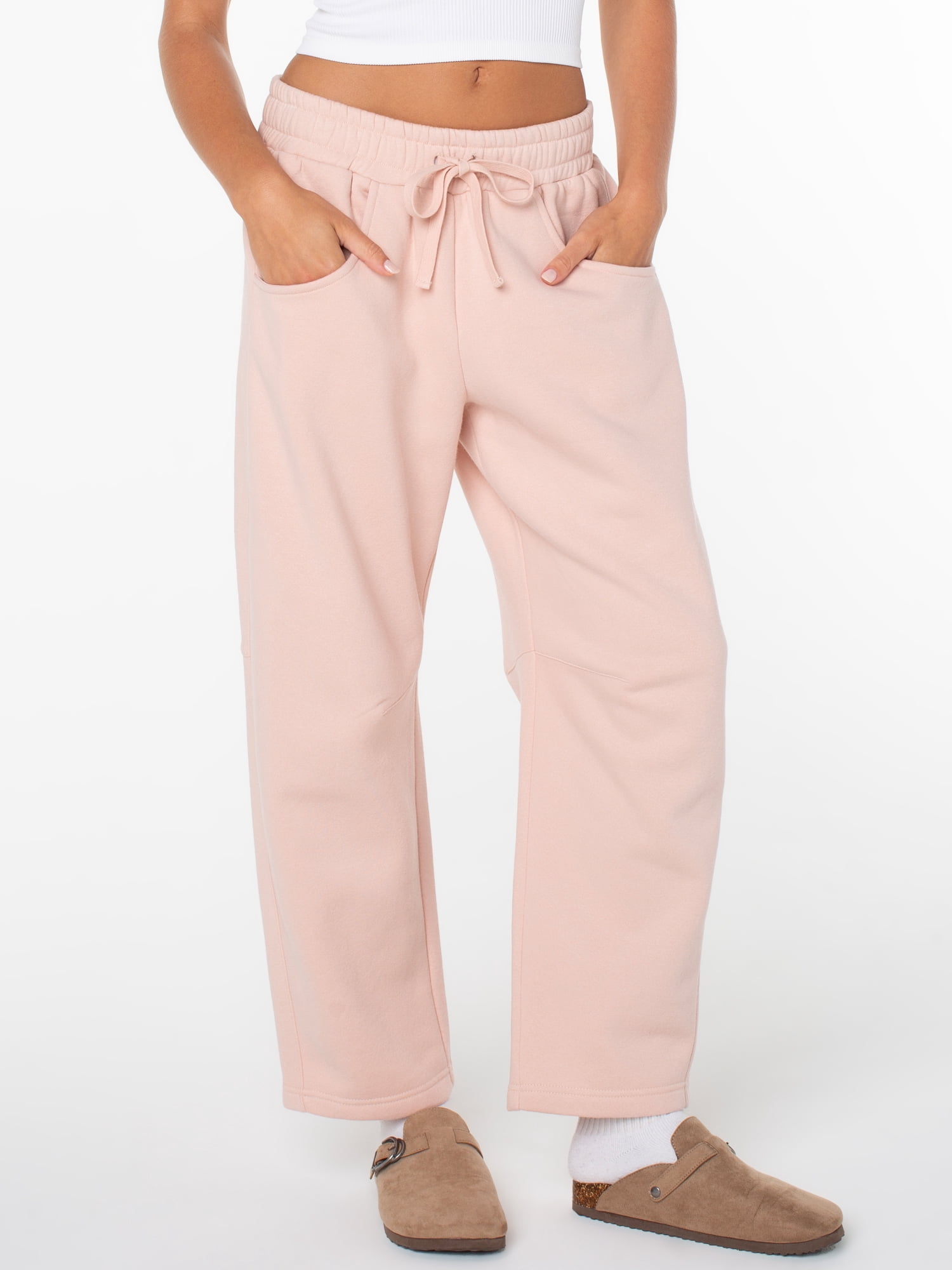 Celebrity Pink Women's Barrel Leg Sweatpants, Sizes XS-XXXL
