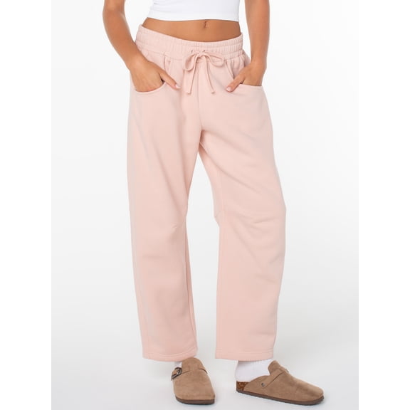 Celebrity Pink Women's Barrel Leg Sweatpants, Sizes XS-XXXL