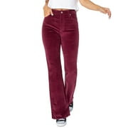 Celebrity Pink Women's High Rise Flare Cord
