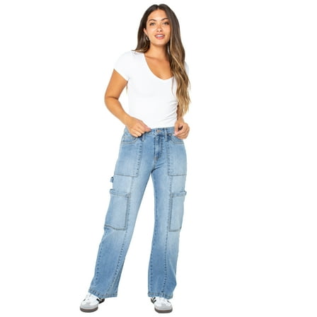 Celebrity Pink Women's Juniors Cargo Jean