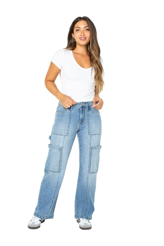 Women's Juniors Cargo Jean