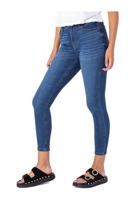 Women's Juniors High Rise Ankle Skinny, 27"-28" Inseam, Sizes 1-13