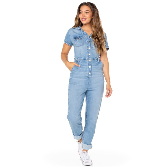 Celebrity Pink Women's Juniors Slim Fit Boilersuit